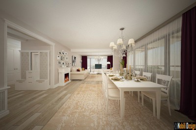 Interior design classical house in Istanbul