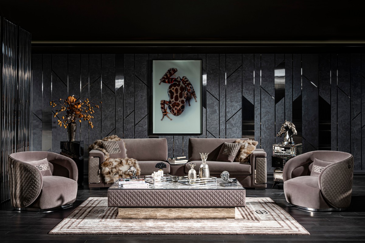 Luxury living room furniture Velar » Elegant living furniture Istanbul